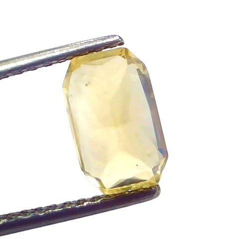 3.08 Ct IGI Certified Unheated Untreated Natural Ceylon Yellow Sapphire AAAAA 3.08 Ct IGI Certified Unheated Untreated Natural Ceylon Yellow Sapphire AAAAA