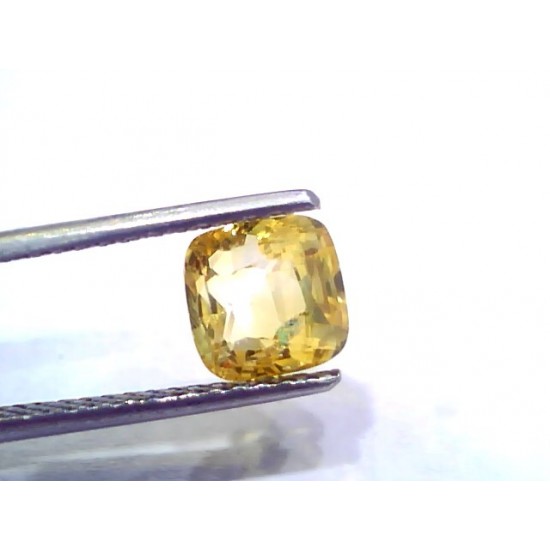 3.09 Ct Unheated Untreated Natural Ceylon Yellow Sapphire Gems AAA