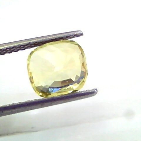 3.11 Ct 5.25 Ratti Unheated Untreated Natural Ceylon Yellow Sapphire