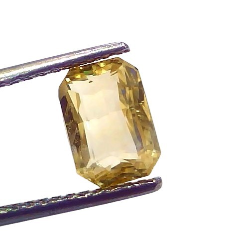 3.11 Ct IGI Certified Unheated Untreated Natural Ceylon Yellow Sapphire AAAAA 3.11 Ct IGI Certified Unheated Untreated Natural Ceylon Yellow Sapphire AAAAA