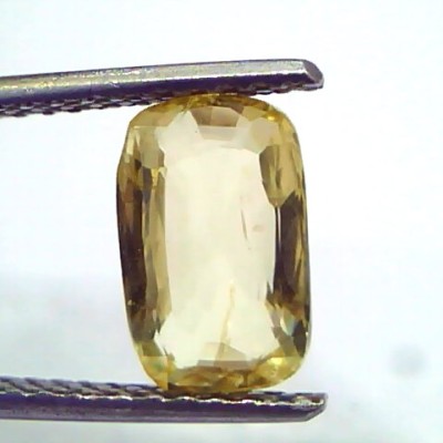 3.11 Ct GII Certified Unheated Untreated Natural Ceylon Yellow Sapphire
