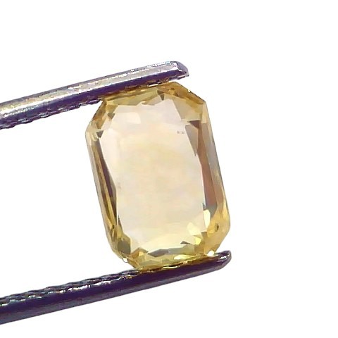 3.11 Ct IGI Certified Unheated Untreated Natural Ceylon Yellow Sapphire AAAAA 3.11 Ct IGI Certified Unheated Untreated Natural Ceylon Yellow Sapphire AAAAA