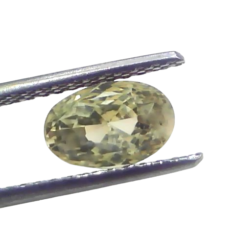 3.11 Ct Certified Unheated Untreated Natural Ceylon Yellow Sapphire 3.11 Ct Certified Unheated Untreated Natural Ceylon Yellow Sapphire