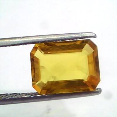 3.17 Ct Natural Yellow Sapphire Pukhraj Jupiter Gemstone(Heated)