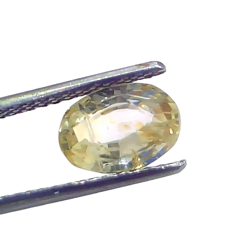 3.13 Ct Certified Unheated Untreated Natural Ceylon Yellow Sapphire Pukhraj 3.13 Ct Certified Unheated Untreated Natural Ceylon Yellow Sapphire Pukhraj