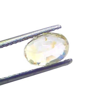 3.13 Ct Certified Unheated Untreated Natural Ceylon Yellow Sapphire Pukhraj 3.13 Ct Certified Unheated Untreated Natural Ceylon Yellow Sapphire Pukhraj