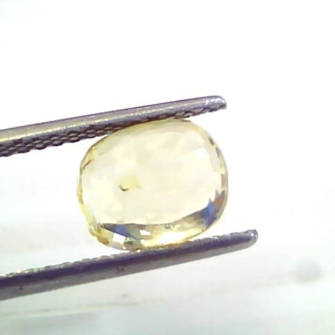 3.16 Ct 5.25 Rt Unheated Untreated Natural Srilankan Yellow Sapphire