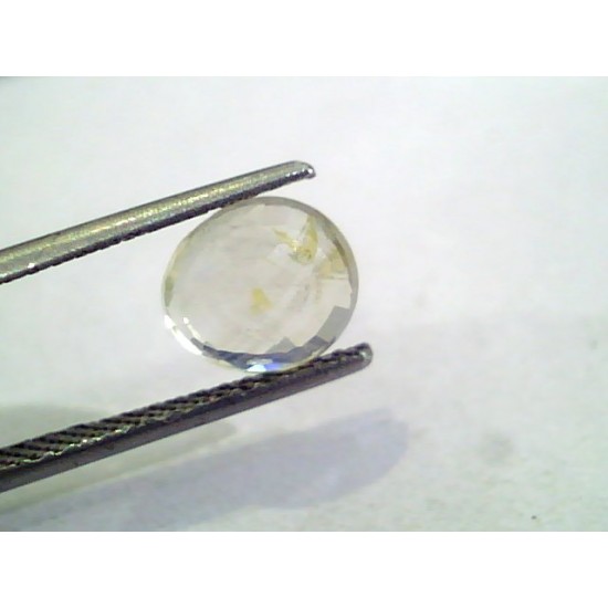 3.16 Ct Unheated Untreated Natural Ceylon Yellow Sapphire Gems