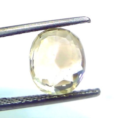 3.19 Ct Unheated Untreated Natural Ceylon Yellow Sapphire Gems