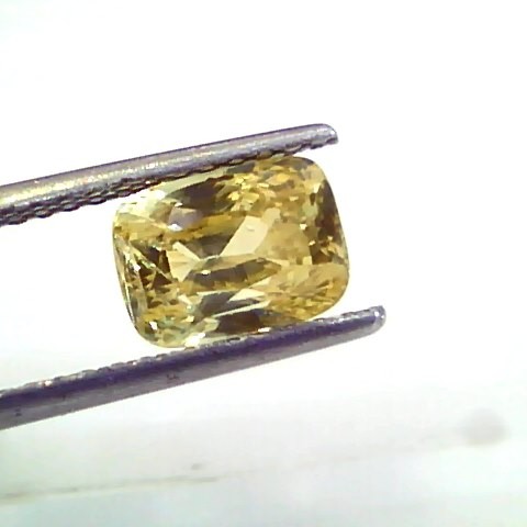 3.21 Ct 5.3 Ratti Unheated Untreated Natural Ceylon Yellow Sapphire