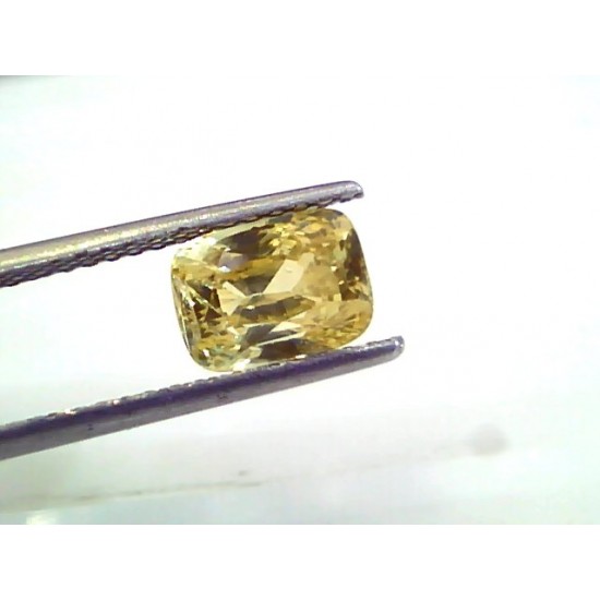 3.21 Ct 5.3 Ratti Unheated Untreated Natural Ceylon Yellow Sapphire