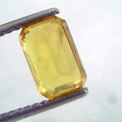3.20 Ct Natural Yellow Sapphire Pukhraj Jupiter Gemstone(Heated)