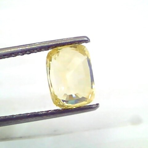 3.21 Ct 5.3 Ratti Unheated Untreated Natural Ceylon Yellow Sapphire