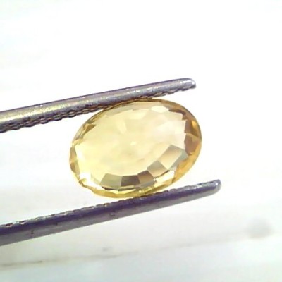 3.20 Ct 5.3 Ratti Unheated Untreated Natural Ceylon Yellow Sapphire