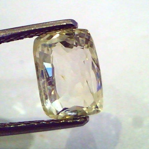3.26 Ct Unheated Untreated Natural Ceylon Yellow Sapphire Pukhraj