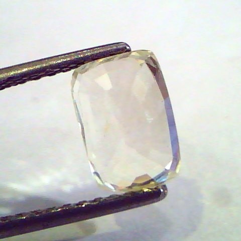 3.26 Ct Unheated Untreated Natural Ceylon Yellow Sapphire Pukhraj