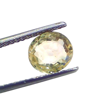 3.24 Ct Certified Unheated Untreated Natural Ceylon Yellow Sapphire Pukhraj 3.24 Ct Certified Unheated Untreated Natural Ceylon Yellow Sapphire Pukhraj
