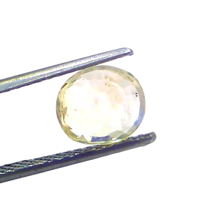 3.24 Ct Certified Unheated Untreated Natural Ceylon Yellow Sapphire Pukhraj 3.24 Ct Certified Unheated Untreated Natural Ceylon Yellow Sapphire Pukhraj
