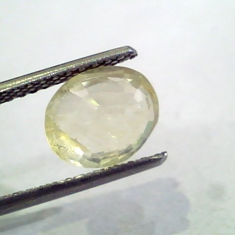 3.25 Ct Unheated Untreated Natural Ceylon Yellow Sapphire Gems