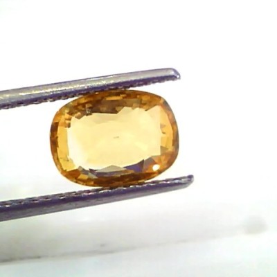 3.31 Ct 5.5 Ratti Unheated Untreated Natural Ceylon Yellow Sapphire