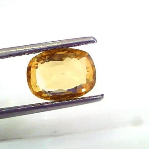3.31 Ct 5.5 Ratti Unheated Untreated Natural Ceylon Yellow Sapphire