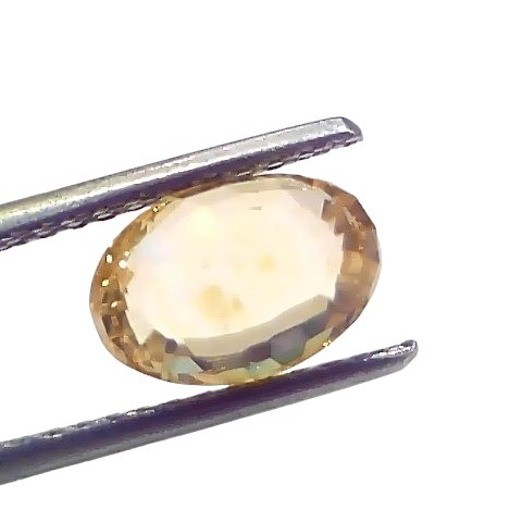 3.29 Ct IGI Certified Unheated Untreated Natural Ceylon Yellow Sapphire 3.29 Ct IGI Certified Unheated Untreated Natural Ceylon Yellow Sapphire
