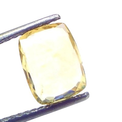 3.30 Ct IGI Certified Unheated Untreated Natural Ceylon Yellow Sapphire 3.30 Ct IGI Certified Unheated Untreated Natural Ceylon Yellow Sapphire