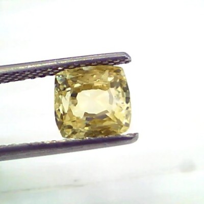 3.29 Ct 5.5 Ratti Unheated Untreated Natural Ceylon Yellow Sapphire