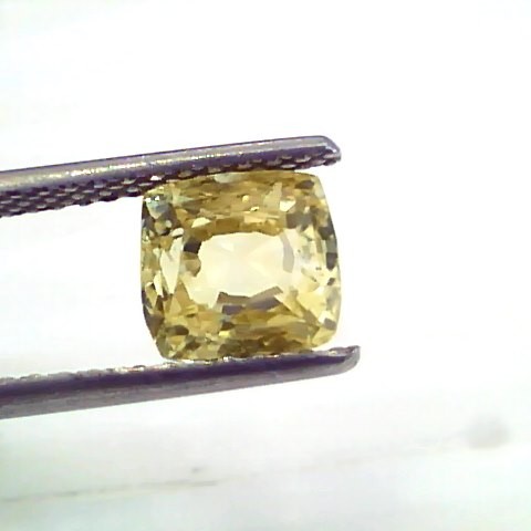 3.29 Ct 5.5 Ratti Unheated Untreated Natural Ceylon Yellow Sapphire