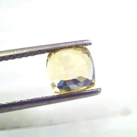 3.29 Ct 5.5 Ratti Unheated Untreated Natural Ceylon Yellow Sapphire