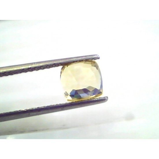 3.29 Ct 5.5 Ratti Unheated Untreated Natural Ceylon Yellow Sapphire