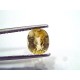 3.34 Ct IGI Certified Unheated Untreated Natural Ceylon Yellow Sapphire