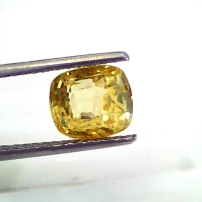 3.40 Ct 5.5 Ratti Unheated Untreated Natural Ceylon Yellow Sapphire