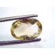 3.40 Ct GII Certified Unheated Untreated Natural Ceylon Yellow Sapphire