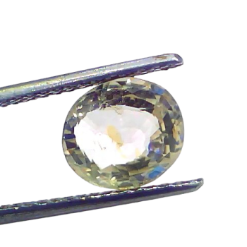 3.40 Ct Certified Unheated Untreated Natural Ceylon Yellow Sapphire Pukhraj 3.40 Ct Certified Unheated Untreated Natural Ceylon Yellow Sapphire Pukhraj