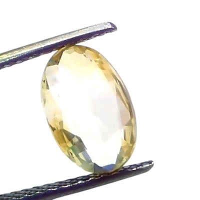 3.41 Ct IGI Certified Unheated Untreated Natural Ceylon Yellow Sapphire 3.41 Ct IGI Certified Unheated Untreated Natural Ceylon Yellow Sapphire