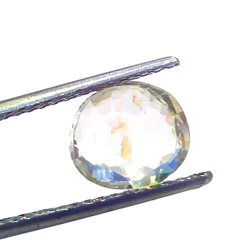 3.40 Ct Certified Unheated Untreated Natural Ceylon Yellow Sapphire Pukhraj 3.40 Ct Certified Unheated Untreated Natural Ceylon Yellow Sapphire Pukhraj