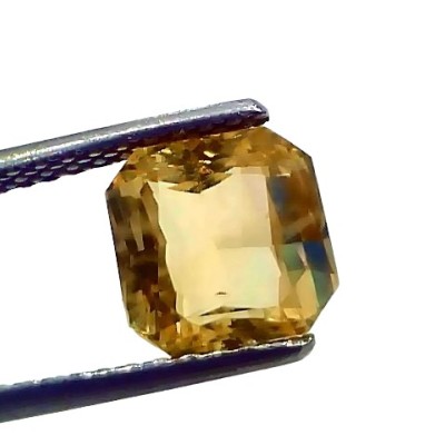3.49 Ct IGI Certified Unheated Untreated Natural Ceylon Yellow Sapphire AAA 3.49 Ct IGI Certified Unheated Untreated Natural Ceylon Yellow Sapphire AAA