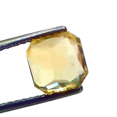 3.49 Ct IGI Certified Unheated Untreated Natural Ceylon Yellow Sapphire AAA 3.49 Ct IGI Certified Unheated Untreated Natural Ceylon Yellow Sapphire AAA