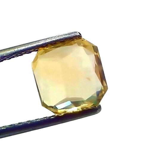 3.49 Ct IGI Certified Unheated Untreated Natural Ceylon Yellow Sapphire AAA 3.49 Ct IGI Certified Unheated Untreated Natural Ceylon Yellow Sapphire AAA