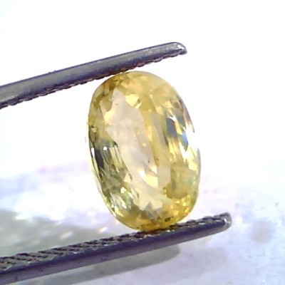 3.50 Ct Unheated Untreated Natural Ceylon Yellow Sapphire Gems