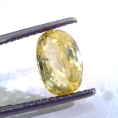3.50 Ct Unheated Untreated Natural Ceylon Yellow Sapphire Gems