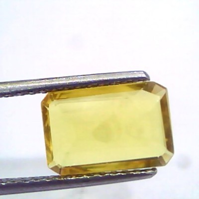3.53 Ct Natural Yellow Sapphire Pukhraj Jupiter Gemstone(Heated)