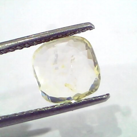 3.52 Ct Unheated Untreated Natural Ceylon Yellow Sapphire Pukhraj