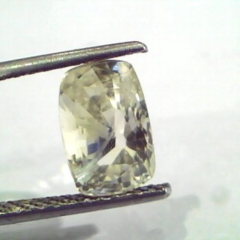 3.52 Ct Unheated Untreated Natural Ceylon Yellow Sapphire Pukhraj