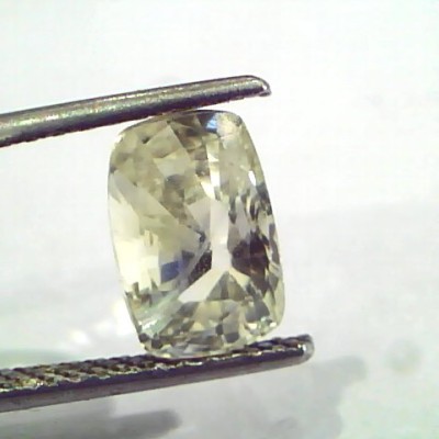 3.52 Ct Unheated Untreated Natural Ceylon Yellow Sapphire Pukhraj