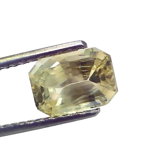 3.52 Ct IGI Certified Unheated Untreated Natural Ceylon Yellow Sapphire 3.52 Ct IGI Certified Unheated Untreated Natural Ceylon Yellow Sapphire