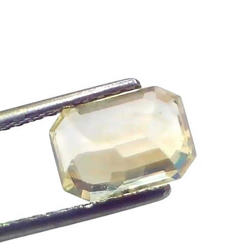 3.52 Ct IGI Certified Unheated Untreated Natural Ceylon Yellow Sapphire 3.52 Ct IGI Certified Unheated Untreated Natural Ceylon Yellow Sapphire