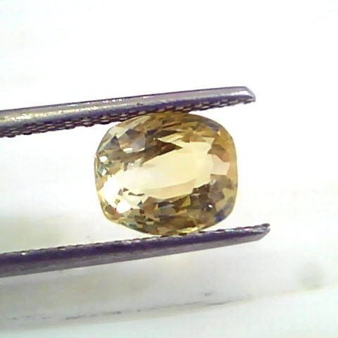 3.55 Ct 6 Ratti Unheated Untreated Natural Ceylon Yellow Sapphire