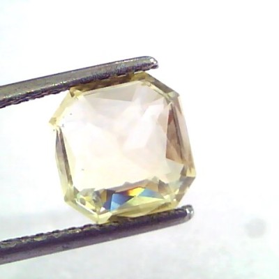 3.53 Ct IGI Certified Unheated Untreated Natural Ceylon Yellow Sapphire